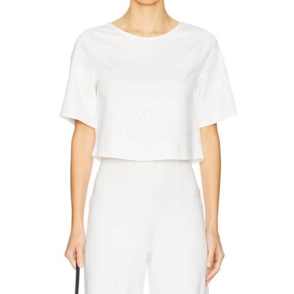 NEW RIPLEY RADER Ponte Knit Short Sleeve Top Size 1 US XS - Picture 1 of 10